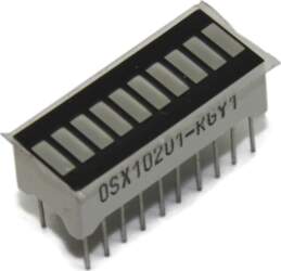 OPTOSUPPLY Display: LED; bargraph; green (7x)