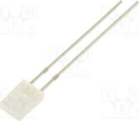 OPTOSUPPLY LED; blue; rectangular; 2x5x7mm; 150÷220mcd