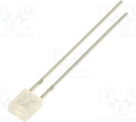 OPTOSUPPLY LED; green; rectangular; 2x4x5mm; 500mcd