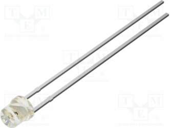 OPTOSUPPLY LED; red; 3mm; 330mcd; 80°