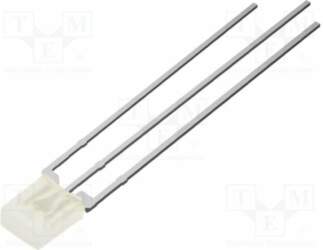 OPTOSUPPLY LED; red,blue; rectangular; 2x4x5mm