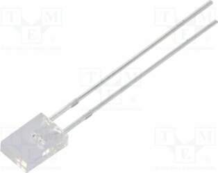 OPTOSUPPLY LED; red,blue; rectangular; 2x5x7mm