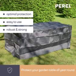 Outdoor cover for rectangular garden set