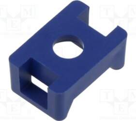 PANDUIT Screw mounted clamp; polyamide; blue