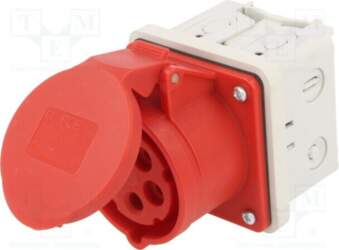 PCE Connector: AC supply 3-phase; socket