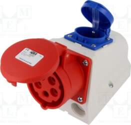 PCE Connector: AC supply 3-phase; socket
