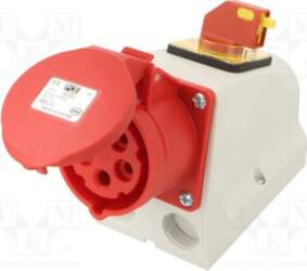 PCE Connector: AC supply 3-phase; socket