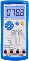 PEAKTECH Digital multimeter; USB; LCD; (6000)