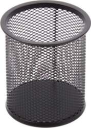 Pencil case Forpus, round, black, empty