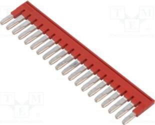 PHOENIX CONTACT Comb bridge; red; terminals: