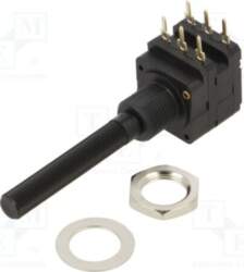 PIHER Potentiometer: shaft; 200Ω; single turn