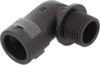 PMA 90° angled connector; Thread: metric
