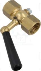 PNEUMAT Ball valve; max.16bar; brass