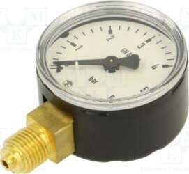 PNEUMAT Manometer; 0÷6bar; bottom connection; Thread: