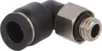 PNEUMAT Push-in fitting; angled; -0.95÷10bar