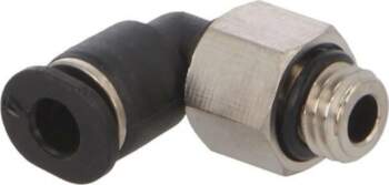 PNEUMAT Push-in fitting; angled; -0.95÷10bar