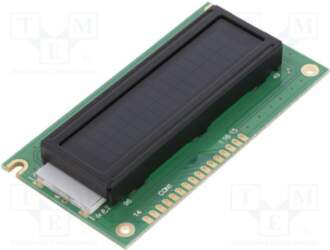 POWERTIP Display: LCD; alphanumeric; STN Negative
