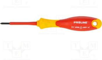 PROLINE Screwdriver: insulated; Phillips; PH2; 100mm
