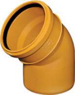PVC līkums Dn 110 15° Wavin