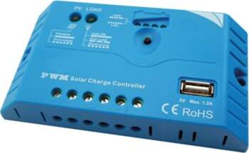 PWM SOLAR CHARGE CONTROLLER WITH USB