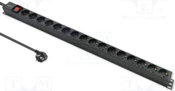 QOLTEC Plug socket strip: protective; Sockets: