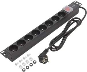 QOLTEC Plug socket strip: protective; Sockets: