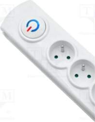 QOLTEC Plug socket strip: protective; Sockets: