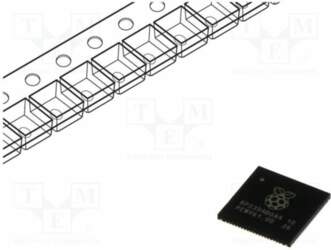 RASPBERRY PI IC: RP2354B0A4 microcontroller; IC