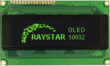 RAYSTAR OPTRONICS Display: OLED; graphical; 100x32