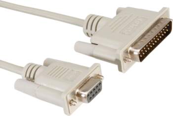 Roline Modem Cable, DB9 F -