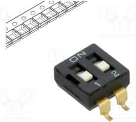 Same Sky® Switch: DIP-SWITCH; Poles number: