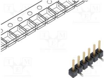 SAMTEC Connector: pin strips; pin header