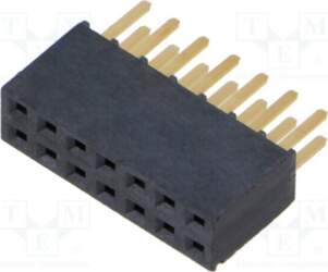 SAMTEC Connector: pin strips; socket; female