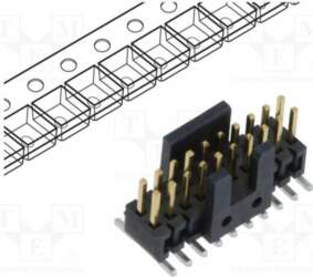 SAMTEC Connector: pin strips; socket; male