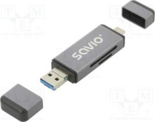SAVIO Card reader: memory; USB A
