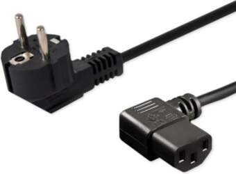 SAVIO Power cable Schuko (M) angled