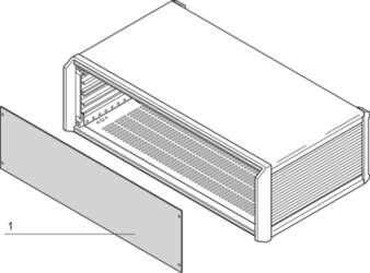 Schroff PropacPRO Front Panel, Full Width