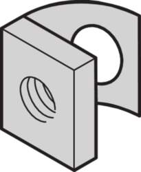 Schroff Slide Nut Kit, 50 pieces