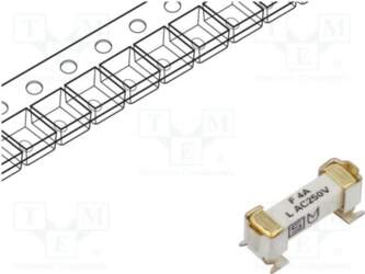 SCHURTER Fuse: fuse; ceramic; SMD; 4A