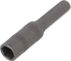 Screwdriver bit; 6-angles socket; Socket size: