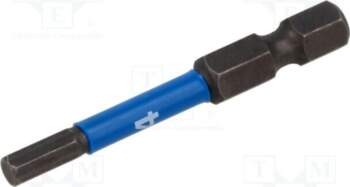 Screwdriver bit; Hex Plus key; 1/4"
