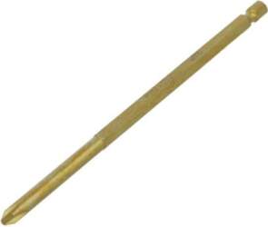 Screwdriver bit; Phillips; PH2; 1/4"; Overall