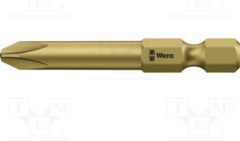 Screwdriver bit; Phillips; PH2; 1/4"; Overall