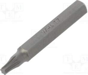 Screwdriver bit; Torx®; TX07; Socket size: