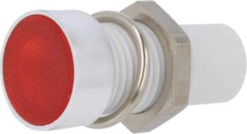 SIGNAL-CONSTRUCT Indicator: LED; flat; Ø8mm; polycarbonate
