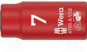 Socket: 6-angles; insulated,socket spanner; HEX