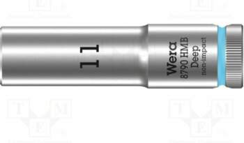 Socket: 6-angles; socket spanner; HEX 11mm