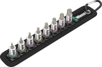 Socket: hex key-bit-set; 1/4"; 28mm; Kit: