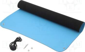 STATICTEC Mat: bench; ESD; blue (bright)