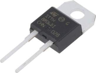 STMICROELECTRONICS Diode: rectifying; THT; 600V; 8A